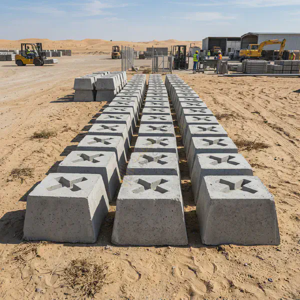 UV-Resistant Reinforced Fence Bases