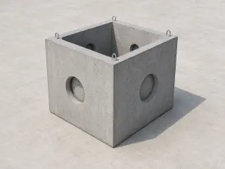 Precast concrete utility chamber (manhole) unit, UAE