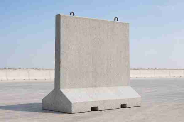 map[ar:حاجز جدار T مسبق الصب en:Precast T-Wall Barrier]