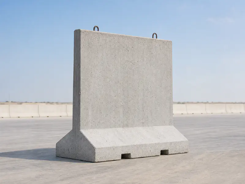 Precast T-Wall Barrier